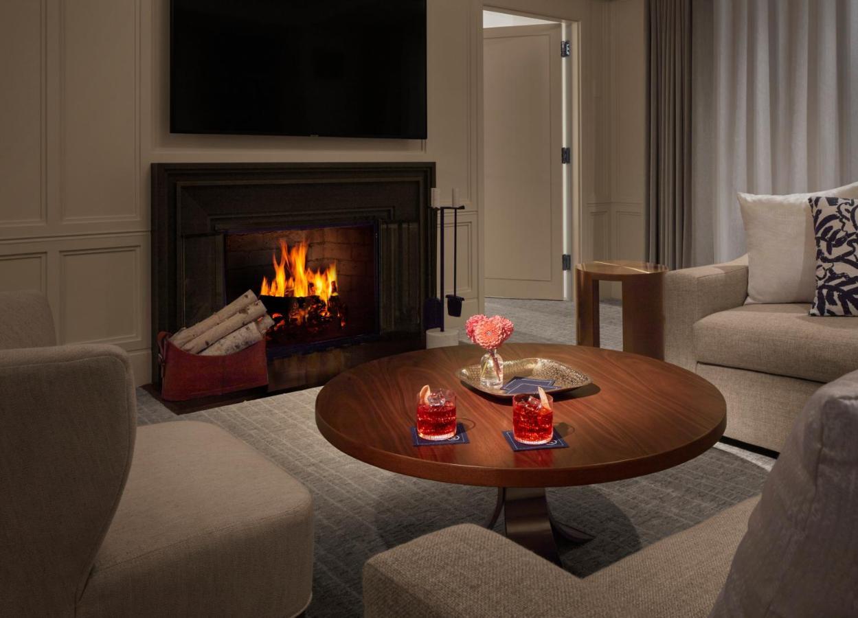 The Newbury Boston Hotel Kültér fotó 3D rendering of a living room