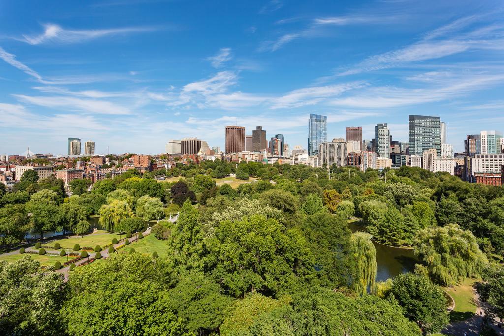 The Newbury Boston Hotel Kültér fotó View of Boston from the Public Garden